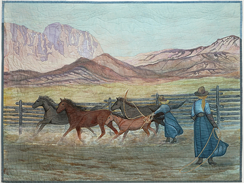 SISTERS TAMING MUSTANGS