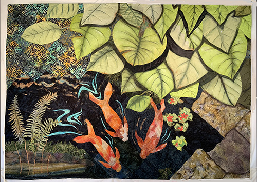 At the Koi Pond by Doris A. Hulse