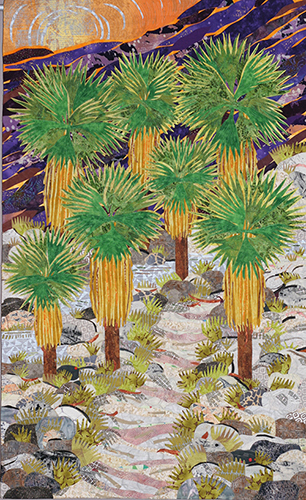 Palm Canyon, Palm Springs, CA by Roberta C. Lagomarsini
